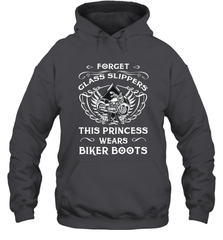 Forget glass slippers this princess wears biker boots Hooded Sweatshirt Hooded Sweatshirt - jonhlittlestore88