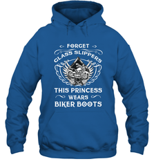 Forget glass slippers this princess wears biker boots Hooded Sweatshirt Hooded Sweatshirt - jonhlittlestore88