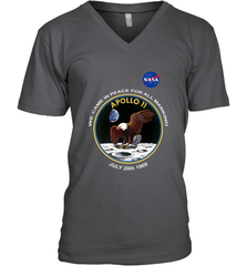 NASA Apollo 11 Moon Landing Men's V-Neck Men's V-Neck - jonhlittlestore88
