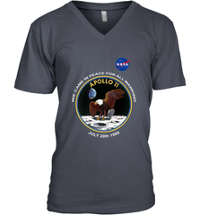 NASA Apollo 11 Moon Landing Men's V-Neck Men's V-Neck - jonhlittlestore88