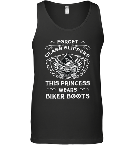 Forget glass slippers this princess wears biker boots Men's Tank Top Men's Tank Top / Black / XS Men's Tank Top - jonhlittlestore88