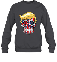 Trump sugar skull Crewneck Sweatshirt Crewneck Sweatshirt - jonhlittlestore88