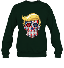 Trump sugar skull Crewneck Sweatshirt Crewneck Sweatshirt - jonhlittlestore88
