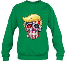 Trump sugar skull Crewneck Sweatshirt Crewneck Sweatshirt - jonhlittlestore88