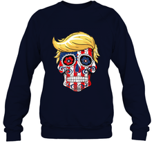 Trump sugar skull Crewneck Sweatshirt Crewneck Sweatshirt - jonhlittlestore88