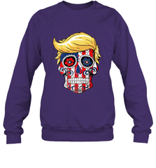 Trump sugar skull Crewneck Sweatshirt Crewneck Sweatshirt - jonhlittlestore88