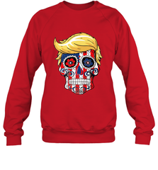 Trump sugar skull Crewneck Sweatshirt Crewneck Sweatshirt - jonhlittlestore88