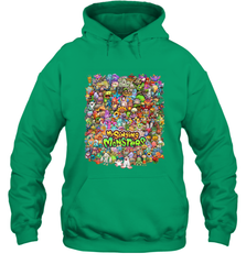 Monster Medley Hooded Sweatshirt Hooded Sweatshirt - jonhlittlestore88