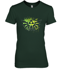 Legend Of Zelda Triforce Logo Paint Splatter Women's Premium T-Shirt Women's Premium T-Shirt - jonhlittlestore88