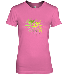 Legend Of Zelda Triforce Logo Paint Splatter Women's Premium T-Shirt Women's Premium T-Shirt - jonhlittlestore88