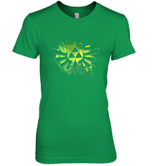 Legend Of Zelda Triforce Logo Paint Splatter Women's Premium T-Shirt Women's Premium T-Shirt - jonhlittlestore88