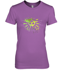Legend Of Zelda Triforce Logo Paint Splatter Women's Premium T-Shirt Women's Premium T-Shirt - jonhlittlestore88