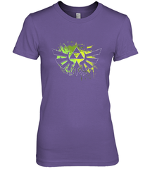 Legend Of Zelda Triforce Logo Paint Splatter Women's Premium T-Shirt Women's Premium T-Shirt - jonhlittlestore88