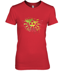 Legend Of Zelda Triforce Logo Paint Splatter Women's Premium T-Shirt Women's Premium T-Shirt - jonhlittlestore88