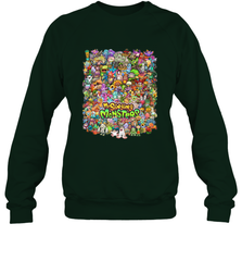Monster Medley Crewneck Sweatshirt Crewneck Sweatshirt - jonhlittlestore88