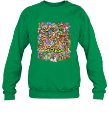 Monster Medley Crewneck Sweatshirt Crewneck Sweatshirt - jonhlittlestore88