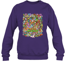 Monster Medley Crewneck Sweatshirt Crewneck Sweatshirt - jonhlittlestore88