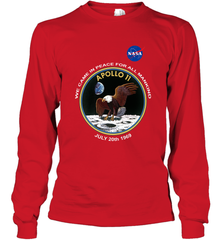 NASA Apollo 11 Moon Landing Long Sleeve T-Shirt Long Sleeve T-Shirt - jonhlittlestore88