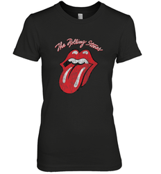 Mens The Rolling Stones Script Tongue Logo Women's Premium T-Shirt