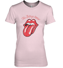 Mens The Rolling Stones Script Tongue Logo Women's Premium T-Shirt Women's Premium T-Shirt - jonhlittlestore88