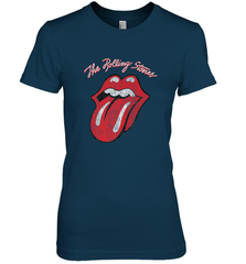 Mens The Rolling Stones Script Tongue Logo Women's Premium T-Shirt Women's Premium T-Shirt - jonhlittlestore88