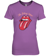 Mens The Rolling Stones Script Tongue Logo Women's Premium T-Shirt Women's Premium T-Shirt - jonhlittlestore88