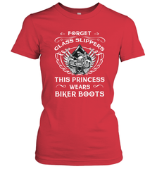 Forget glass slippers this princess wears biker boots Women's T-Shirt Women's T-Shirt - jonhlittlestore88