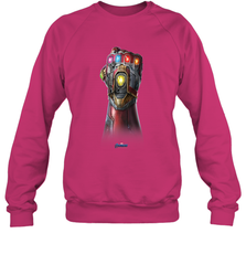 Marvel Avengers Endgame Infinity Stone Gauntlet Color Logo Crewneck Sweatshirt Crewneck Sweatshirt - jonhlittlestore88
