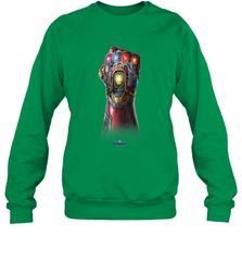 Marvel Avengers Endgame Infinity Stone Gauntlet Color Logo Crewneck Sweatshirt Crewneck Sweatshirt - jonhlittlestore88