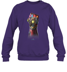 Marvel Avengers Endgame Infinity Stone Gauntlet Color Logo Crewneck Sweatshirt Crewneck Sweatshirt - jonhlittlestore88