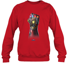 Marvel Avengers Endgame Infinity Stone Gauntlet Color Logo Crewneck Sweatshirt Crewneck Sweatshirt - jonhlittlestore88