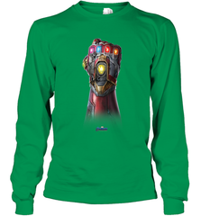 Marvel Avengers Endgame Infinity Stone Gauntlet Color Logo Long Sleeve T-Shirt Long Sleeve T-Shirt - jonhlittlestore88