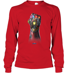 Marvel Avengers Endgame Infinity Stone Gauntlet Color Logo Long Sleeve T-Shirt Long Sleeve T-Shirt - jonhlittlestore88