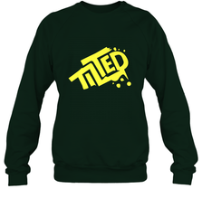 Fortnite Tilted (Yellow Logo) Crewneck Sweatshirt Crewneck Sweatshirt - jonhlittlestore88
