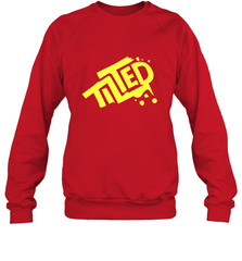 Fortnite Tilted (Yellow Logo) Crewneck Sweatshirt Crewneck Sweatshirt - jonhlittlestore88