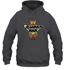 Star Trek DS9 Quark's Bar Vintage Logo Hooded Sweatshirt Hooded Sweatshirt - jonhlittlestore88