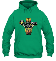 Star Trek DS9 Quark's Bar Vintage Logo Hooded Sweatshirt Hooded Sweatshirt - jonhlittlestore88