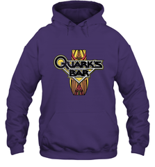Star Trek DS9 Quark's Bar Vintage Logo Hooded Sweatshirt Hooded Sweatshirt - jonhlittlestore88
