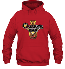 Star Trek DS9 Quark's Bar Vintage Logo Hooded Sweatshirt Hooded Sweatshirt - jonhlittlestore88