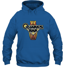 Star Trek DS9 Quark's Bar Vintage Logo Hooded Sweatshirt Hooded Sweatshirt - jonhlittlestore88