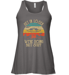 Retro Vintage Get In Loser We're Doing Butt Stuff Alien UFO Women's Racerback Tank Women's Racerback Tank - jonhlittlestore88
