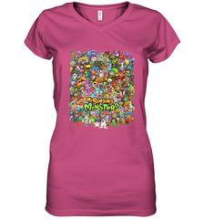 Monster Medley Women's V-Neck T-Shirt Women's V-Neck T-Shirt - jonhlittlestore88