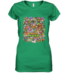 Monster Medley Women's V-Neck T-Shirt Women's V-Neck T-Shirt - jonhlittlestore88
