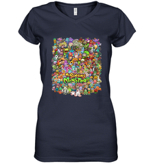 Monster Medley Women's V-Neck T-Shirt Women's V-Neck T-Shirt - jonhlittlestore88