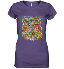 Monster Medley Women's V-Neck T-Shirt Women's V-Neck T-Shirt - jonhlittlestore88