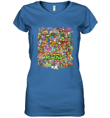 Monster Medley Women's V-Neck T-Shirt Women's V-Neck T-Shirt - jonhlittlestore88