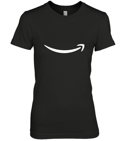 Smile Shirt  White Logo Women's Premium T-Shirt Women's Premium T-Shirt / Black / XS Women's Premium T-Shirt - jonhlittlestore88