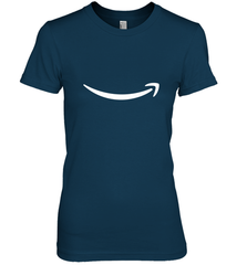 Smile Shirt  White Logo Women's Premium T-Shirt Women's Premium T-Shirt - jonhlittlestore88