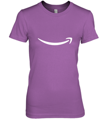 Smile Shirt  White Logo Women's Premium T-Shirt Women's Premium T-Shirt - jonhlittlestore88