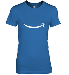 Smile Shirt  White Logo Women's Premium T-Shirt Women's Premium T-Shirt - jonhlittlestore88